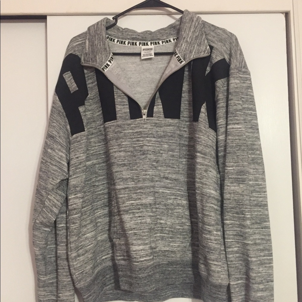 Pink half-zip